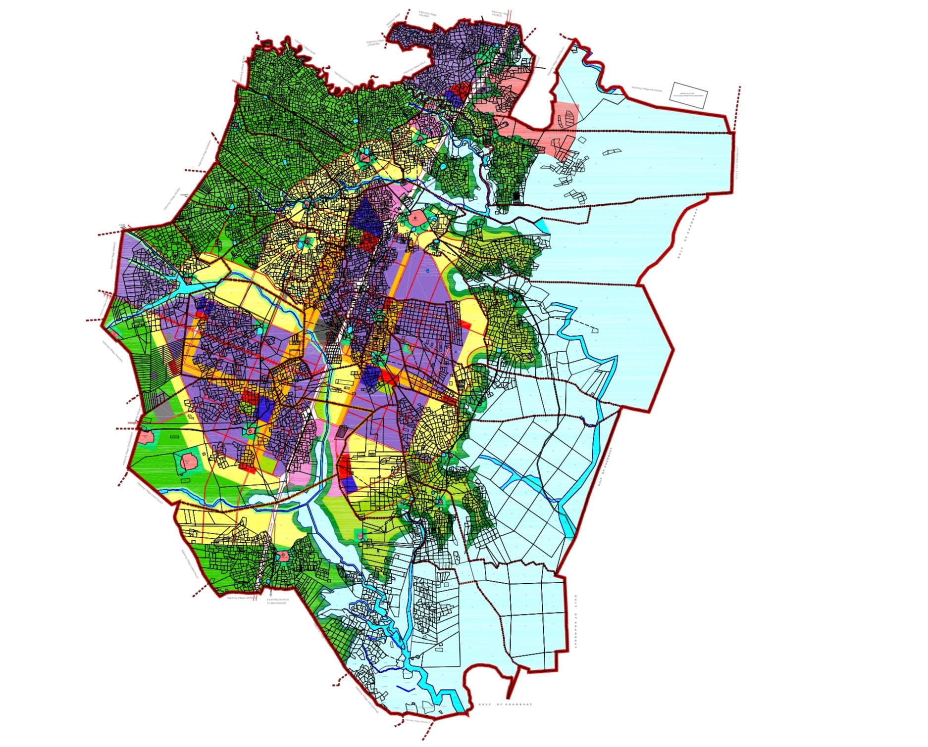 Dholera Smart City Investment Zones Map