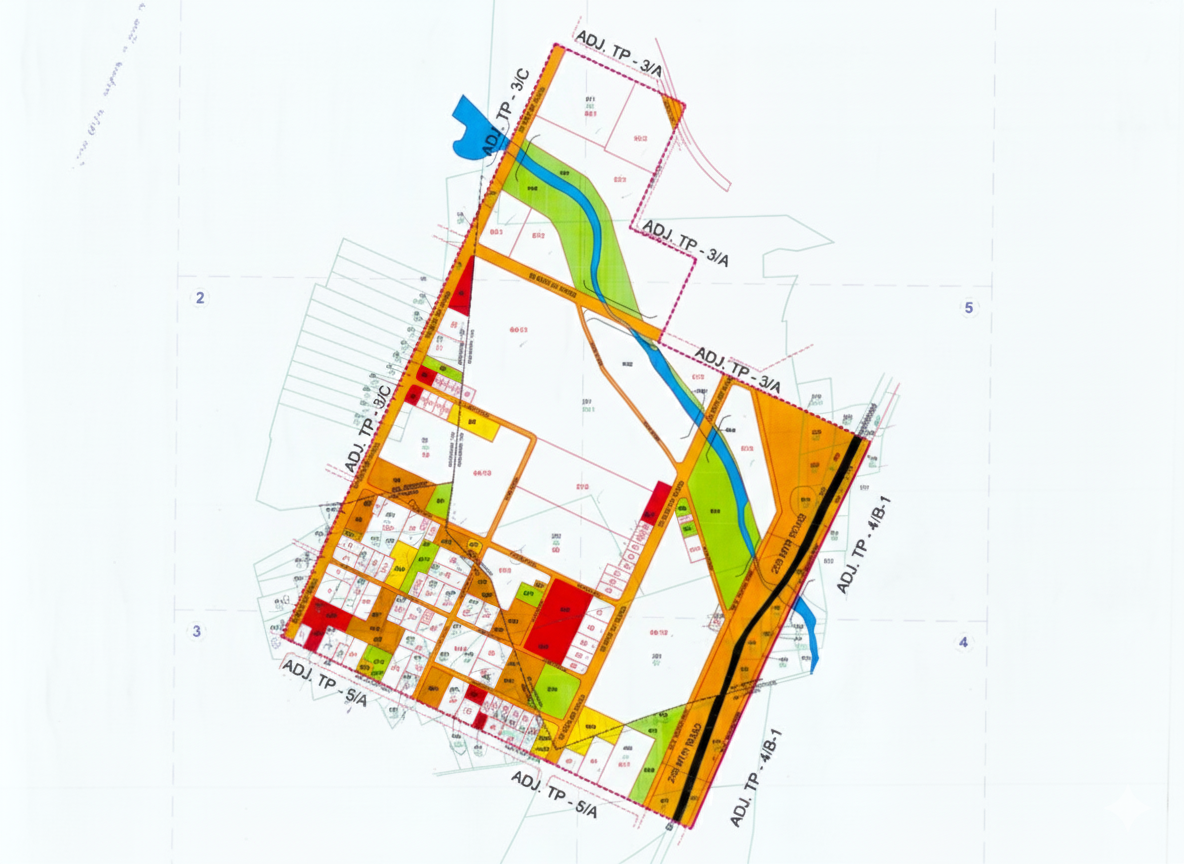 Dholera Road Network Map