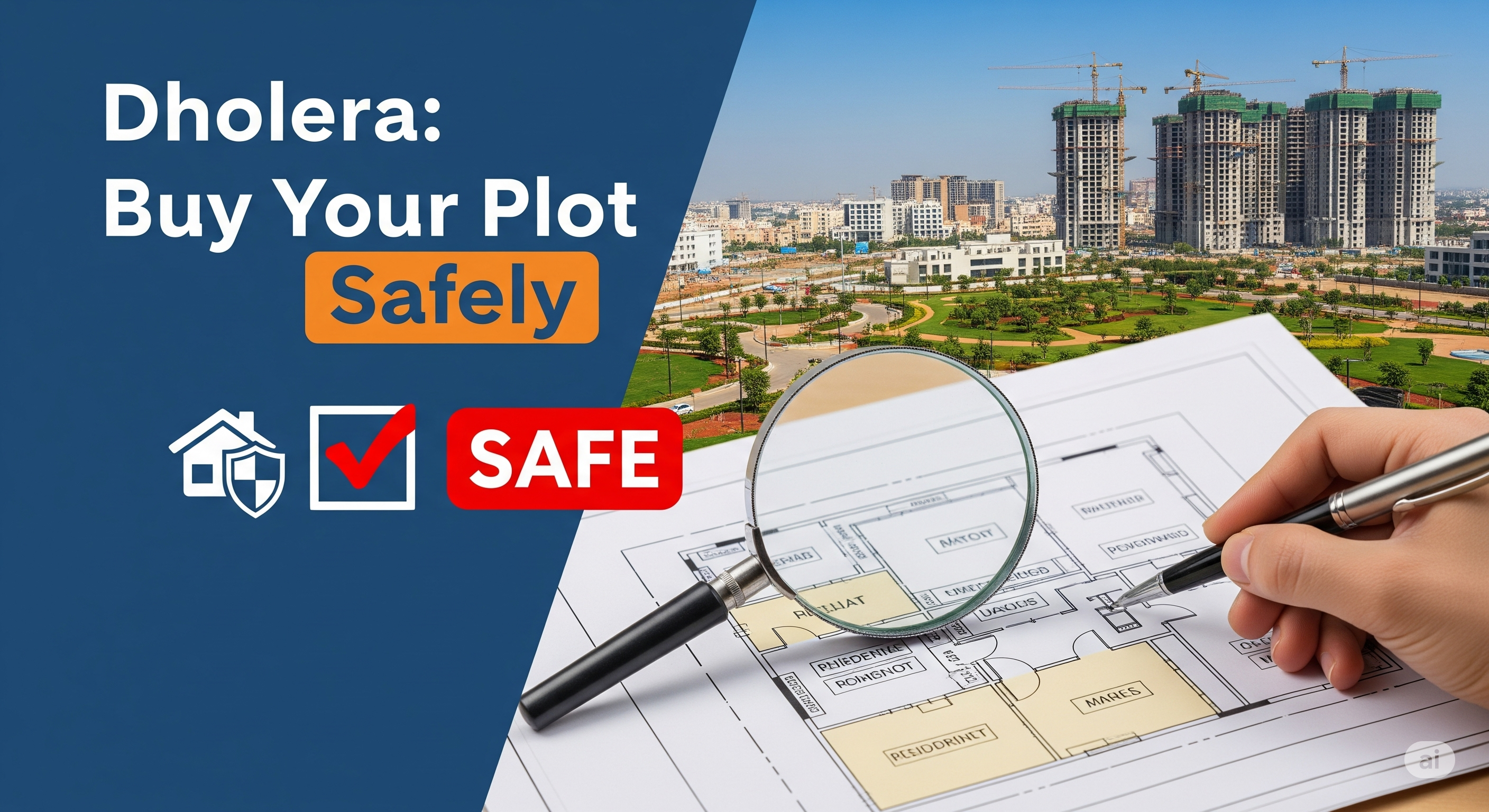 How to Safely Buy a Residential Plot in Dholera