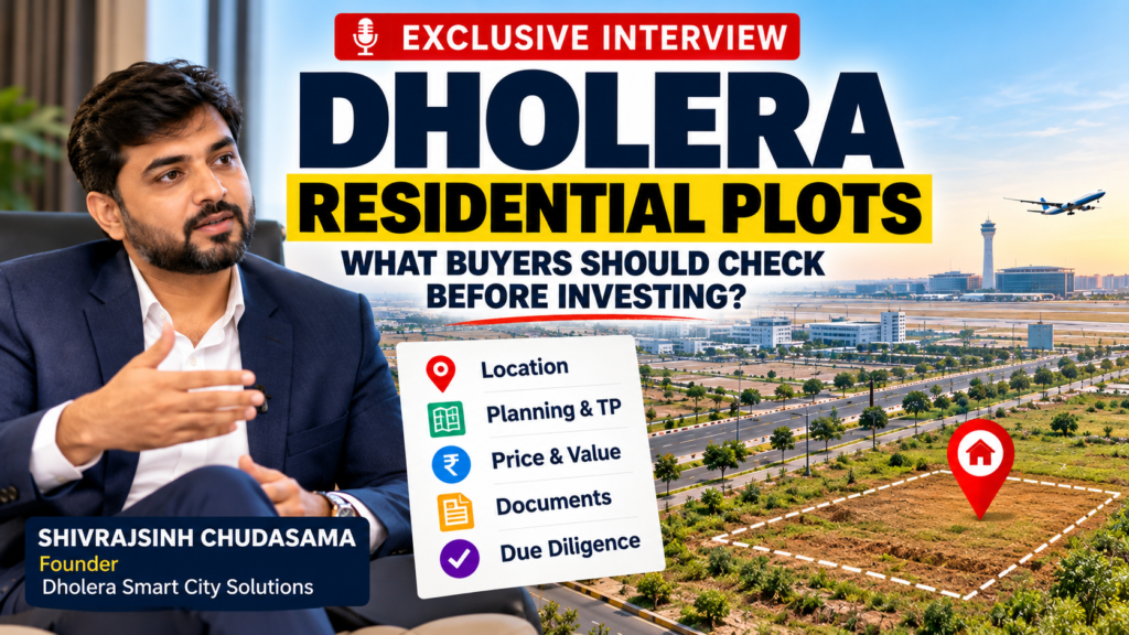 Dholera Residential Plots Shivrajsinh Chudasama on What Buyers Should Check Before Investing